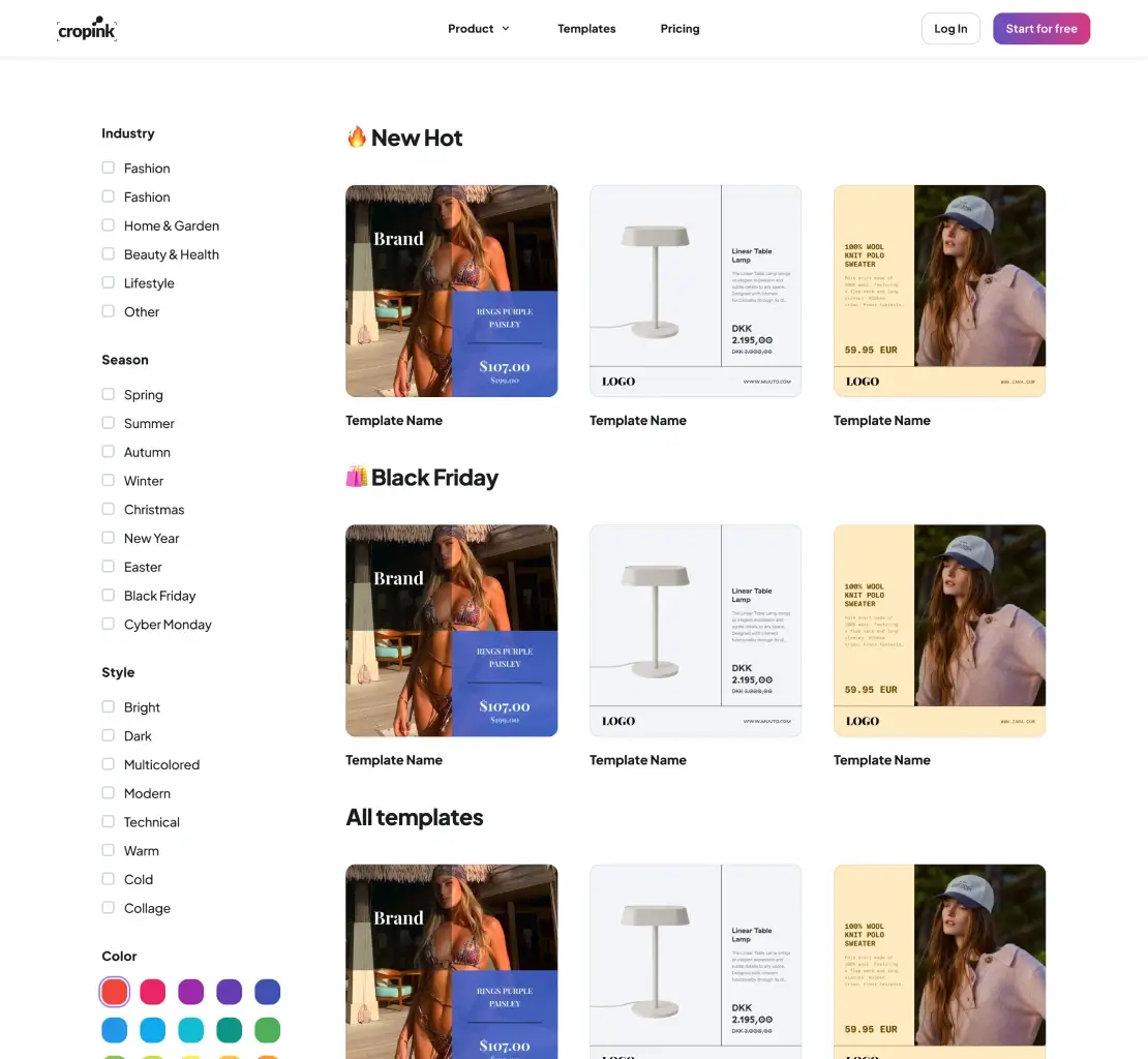 Dynamic Templates: Create Customized Product Ads
